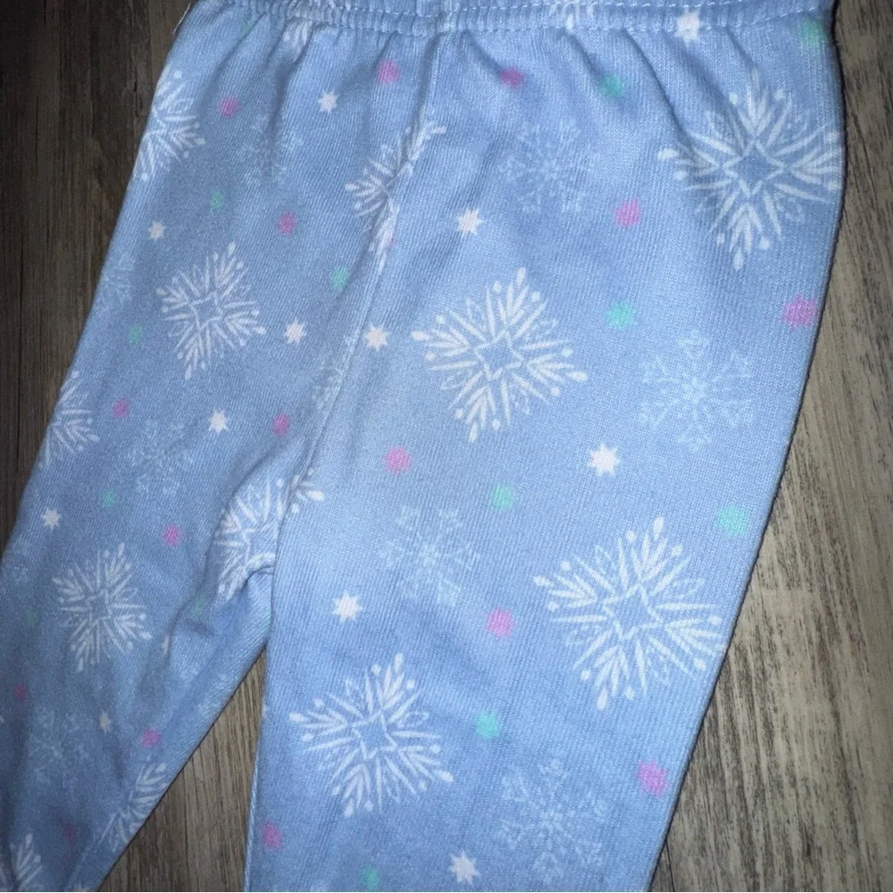 ☀️6/$20☀️ Snowflake Patterned Kids Pajama Bottoms